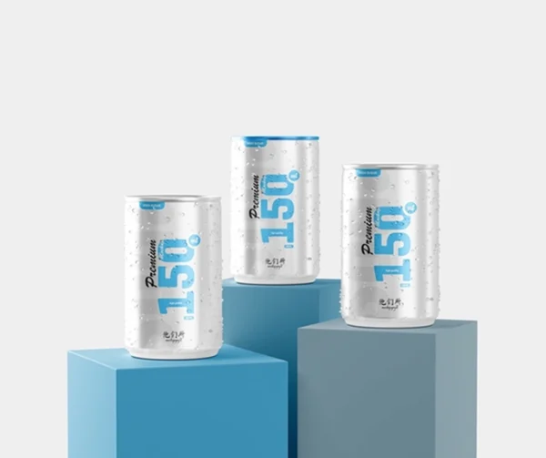 Free 150ml Soda Can Mockup Set (PSD)