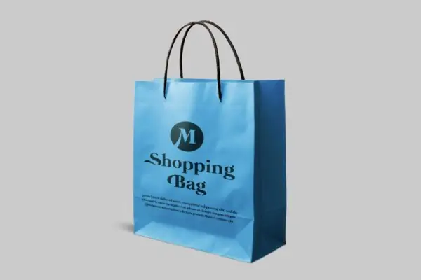 Free Paper Shopping Bag Mockup (PSD)