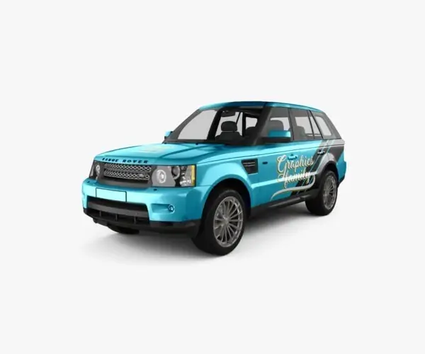 Free Range Rover Sport Mockup (PSD)