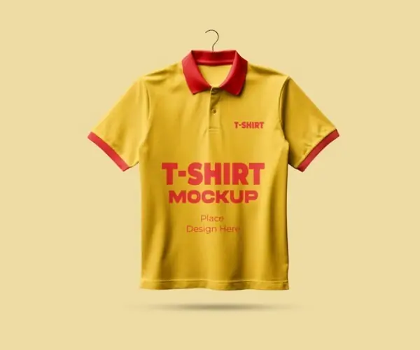 Free Polo T-Shirt Mockup (PSD)