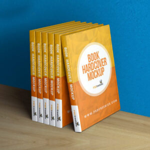 Book Hardcover Mockup PSD Free