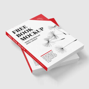 free book mockup